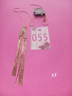 paparazzi Gold Multi-Strand Tassel Necklace